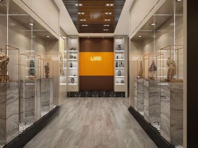 现代珠宝店3D模型下载